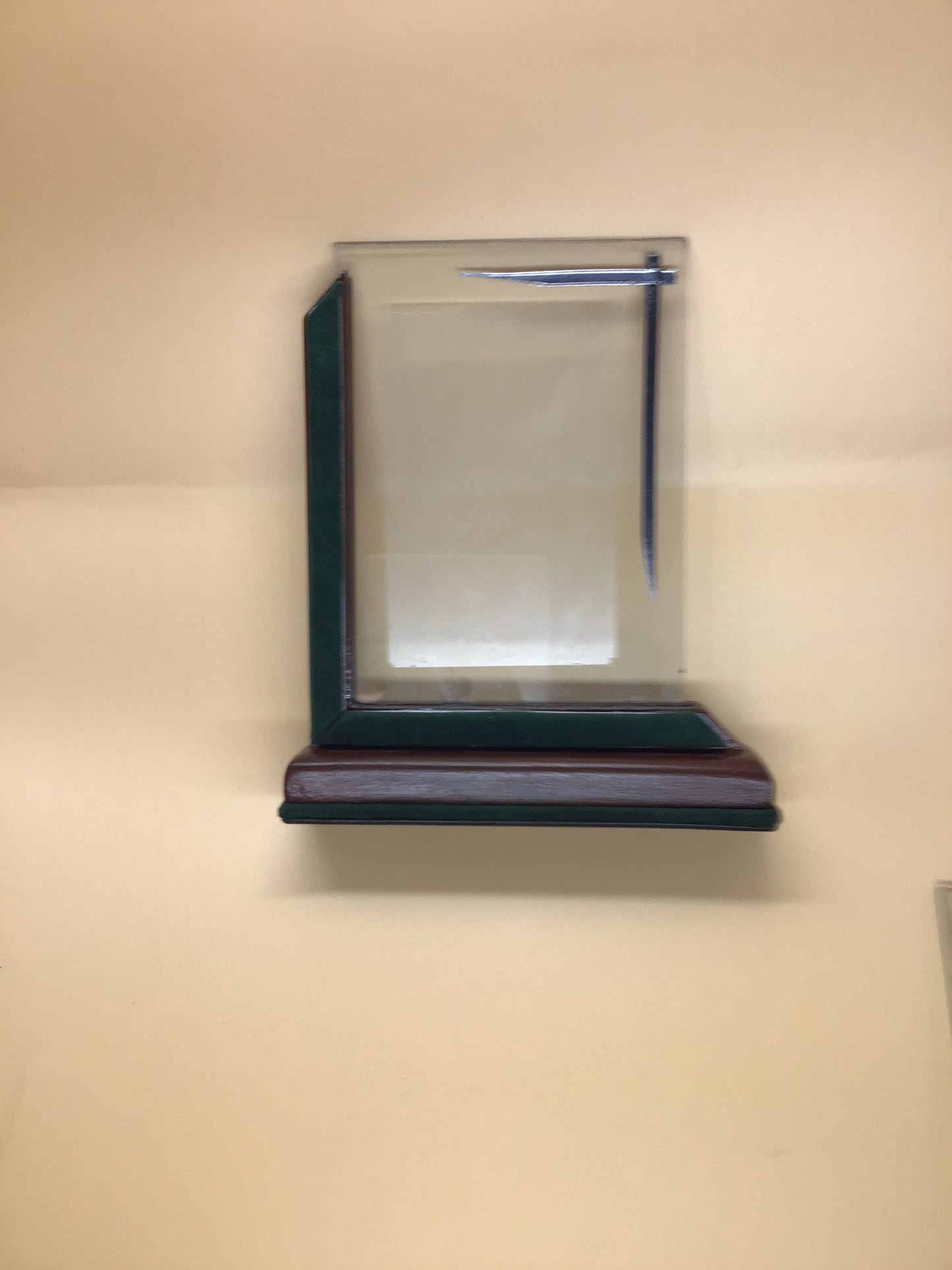 Pair (X2) of Mirror Image Art Deco Velvet Photo Frames