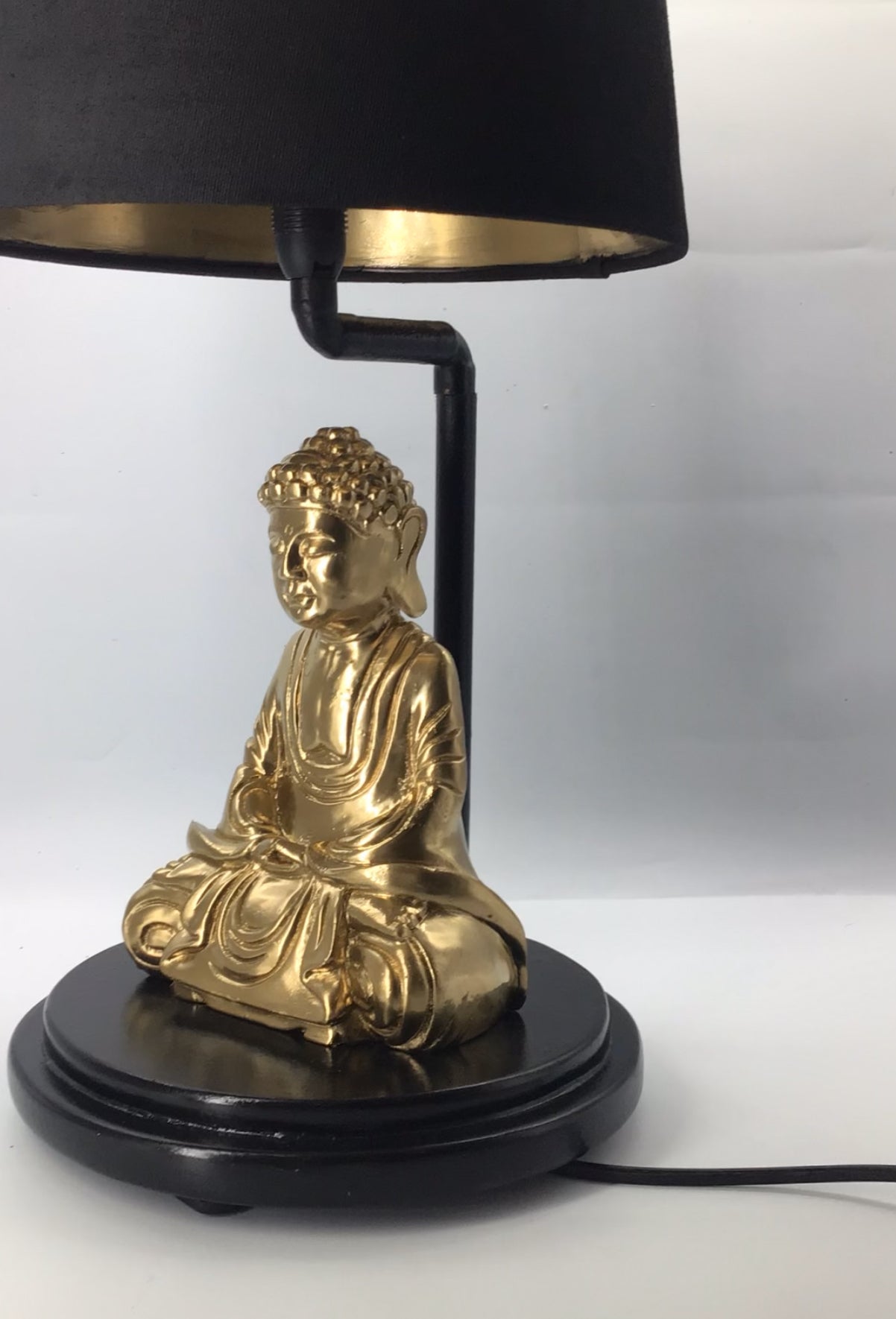 AMITABHA - Meditation Buddha Wooden Table Lamp
