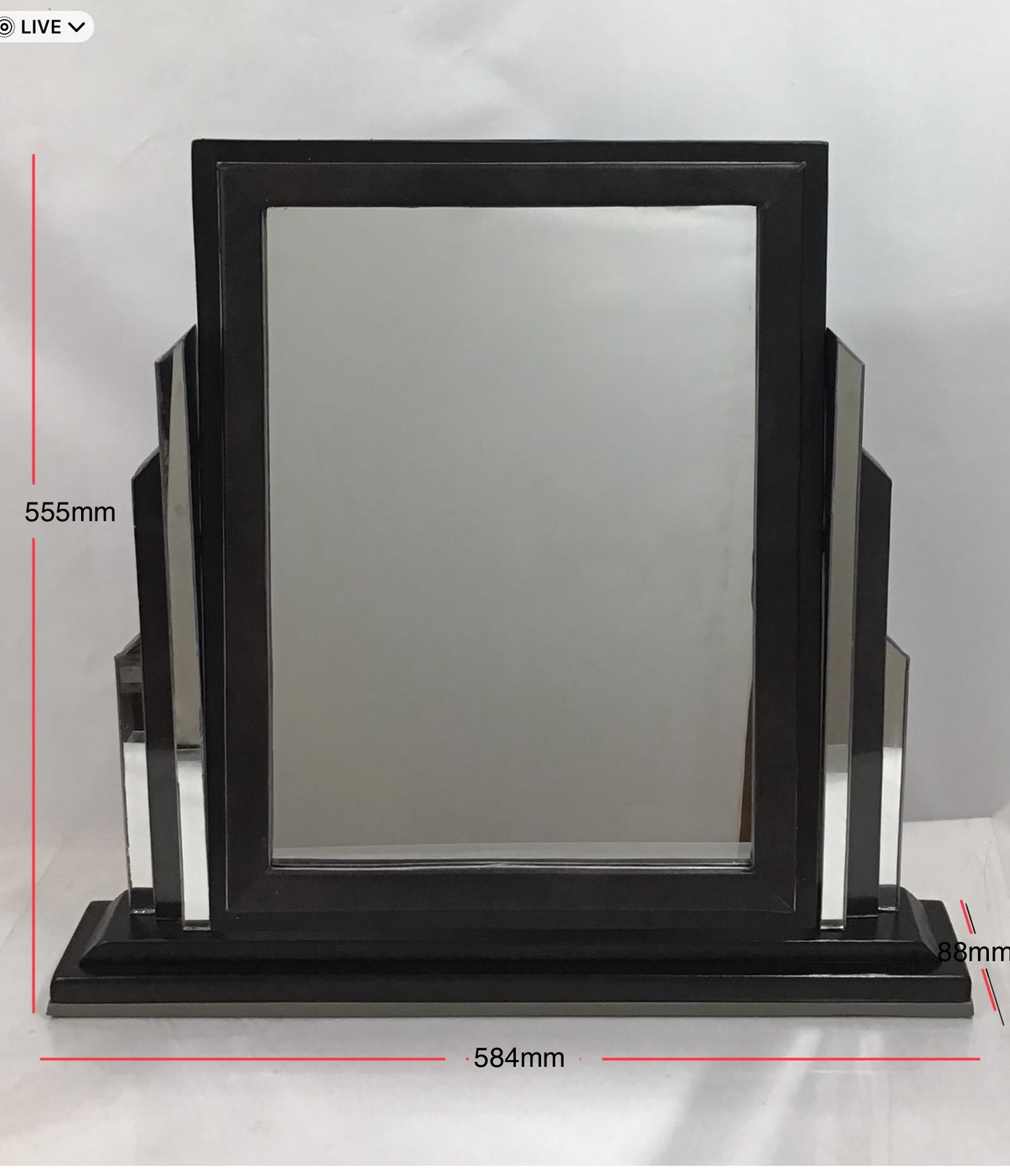 Art Deco Style Dressing Table Mirror
