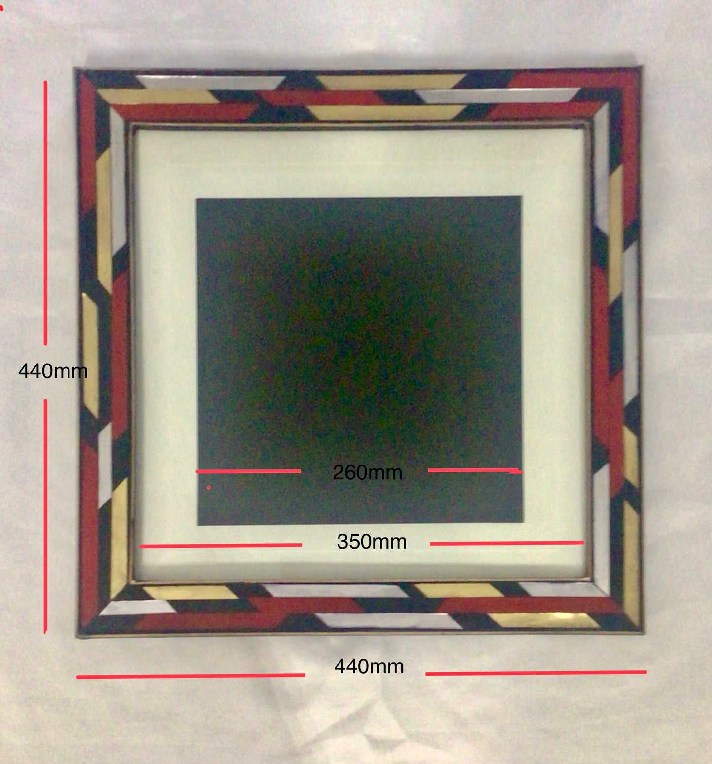 Square Enamel Picture/Photo-Frame