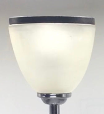 Pair of Chrome Art Deco Uplights