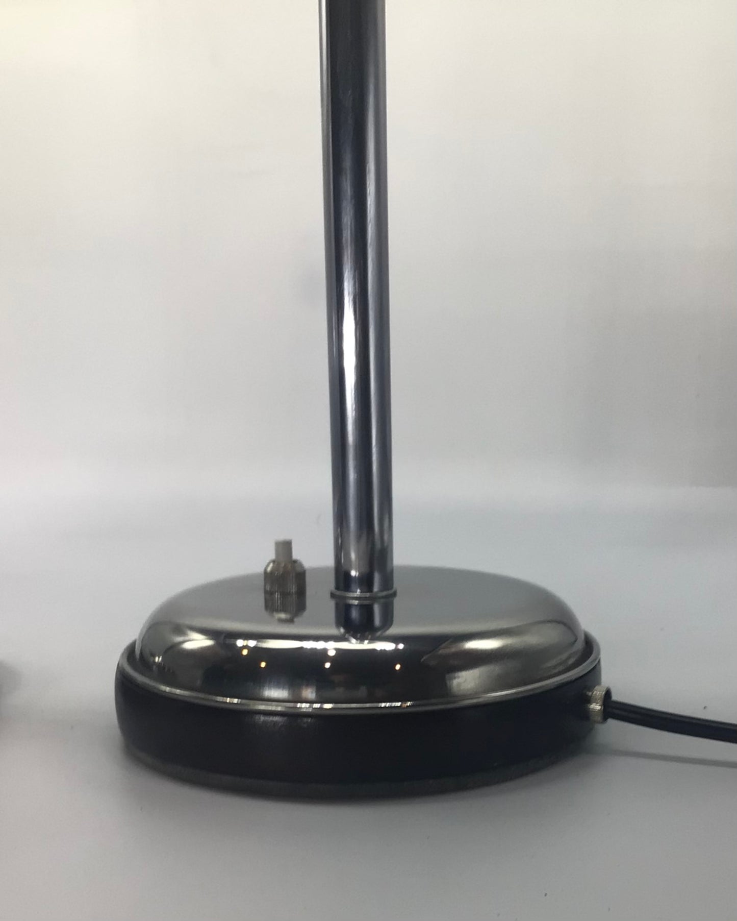 Pair of Chrome Art Deco Uplights