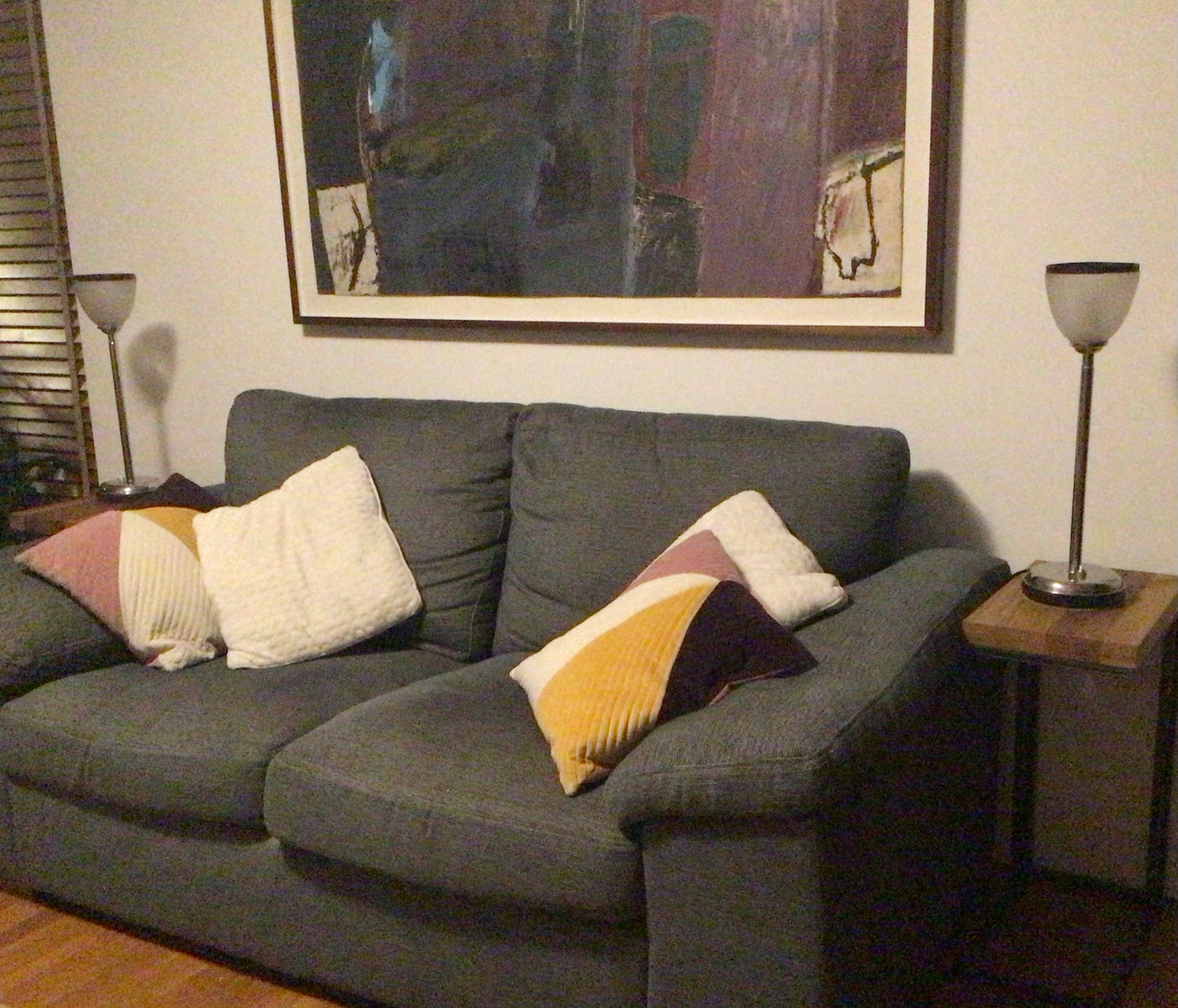 Pair of Chrome Art Deco Uplights