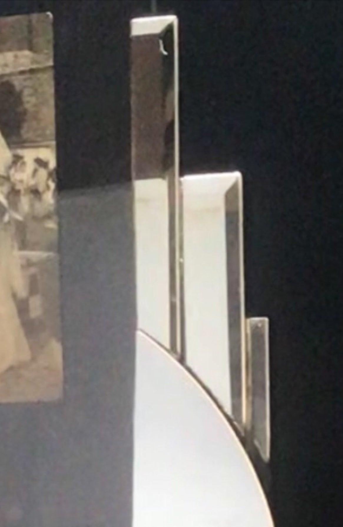Art Deco Style Mirrored Photo Frame