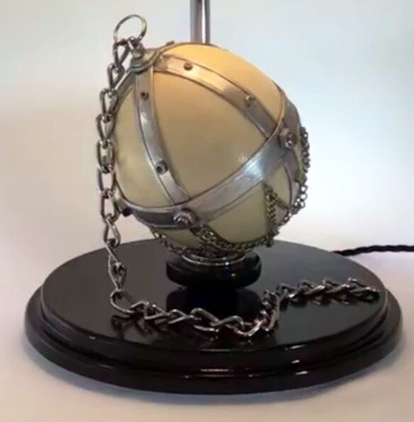 Ostrich Egg Accent Table Lamp