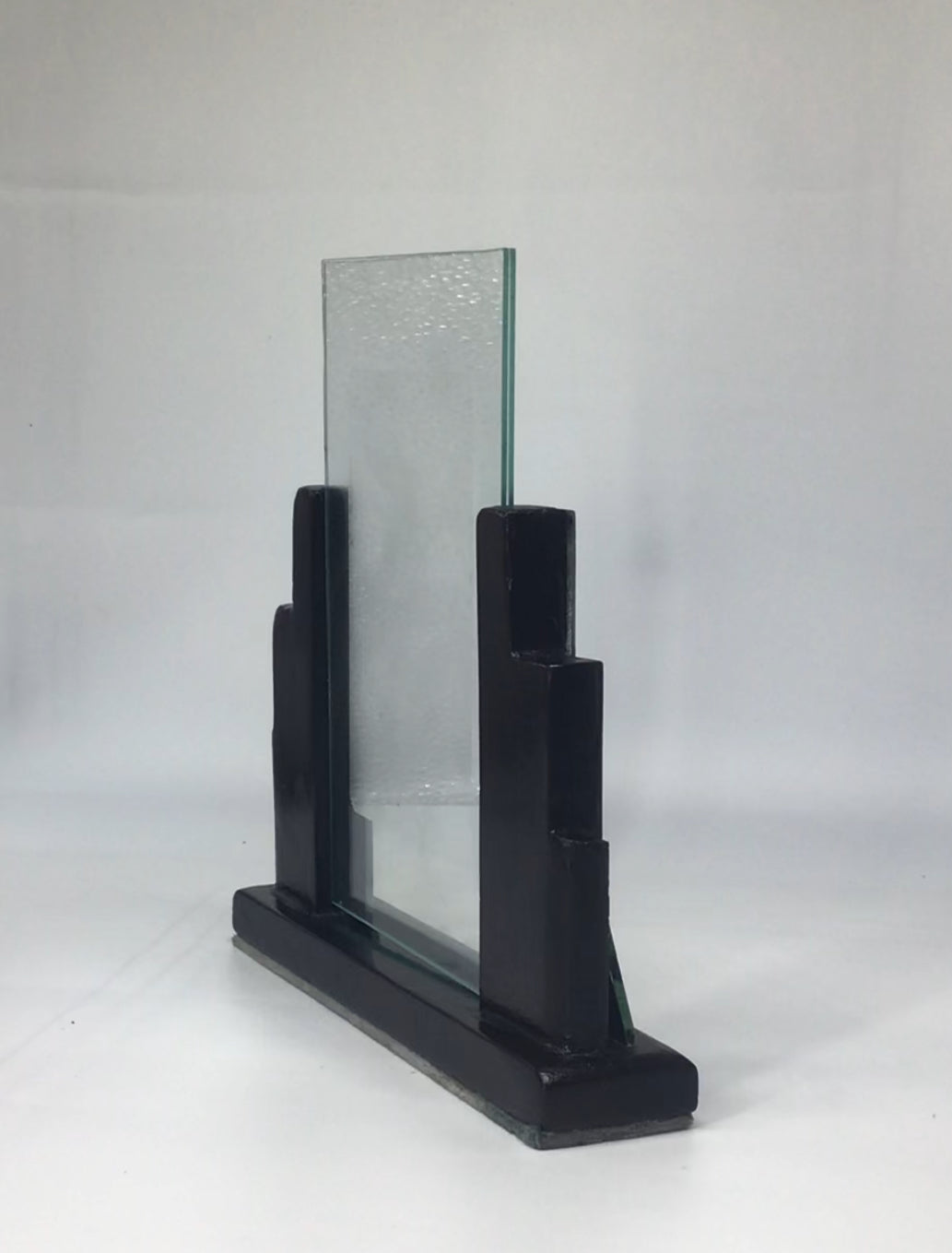 Art Deco Design Mirrored Photo Frame