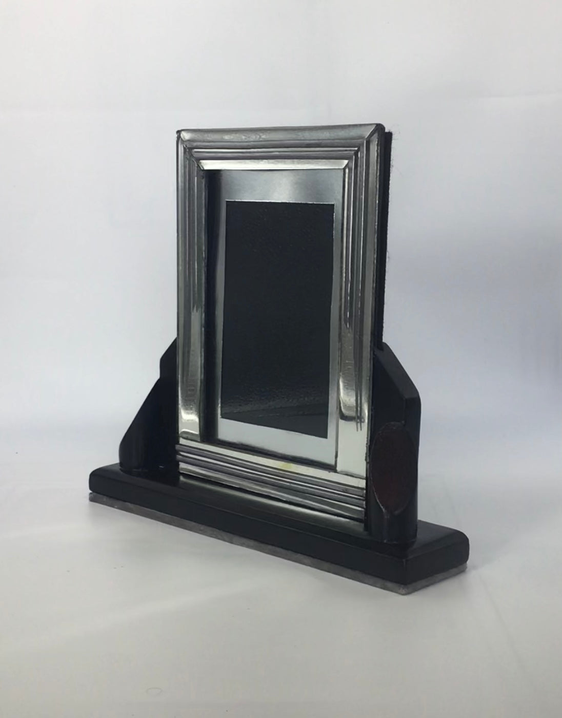 Art Deco design Silver Photo Frame