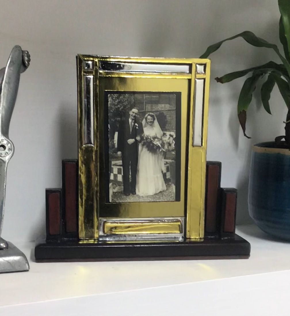 Wedding Anniversary Art Deco Photo Frames