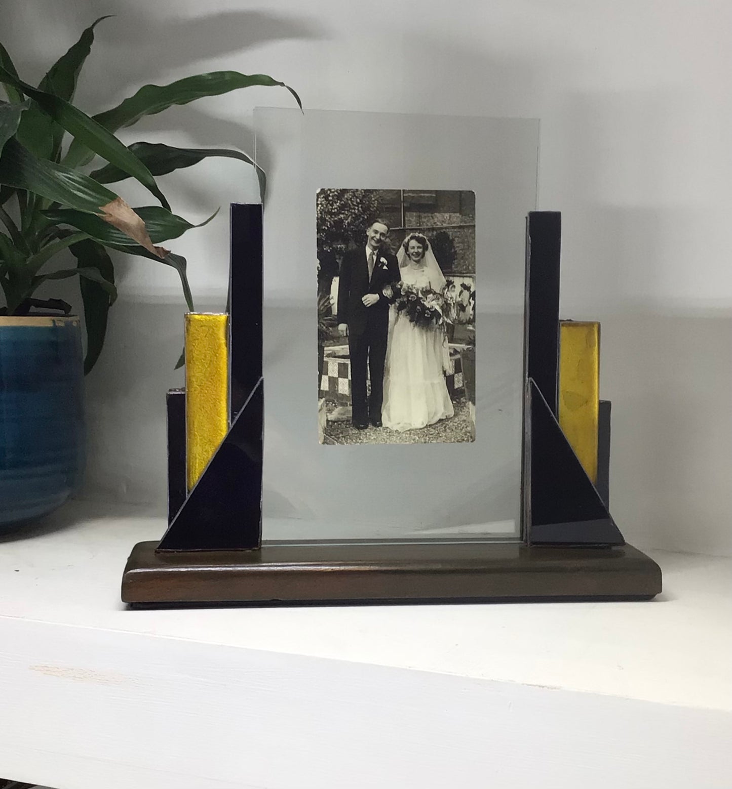 Art Deco Style Wooden Photo Frame