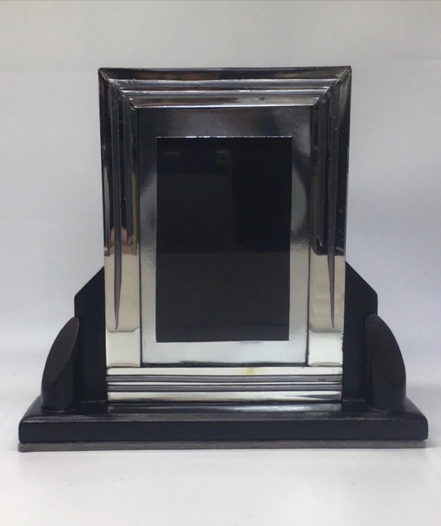 Art Deco design Silver Photo Frame