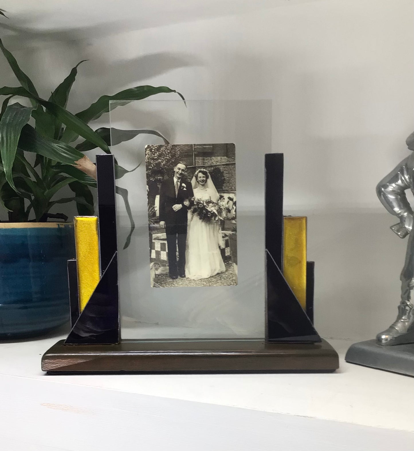 Art Deco Style Wooden Photo Frame