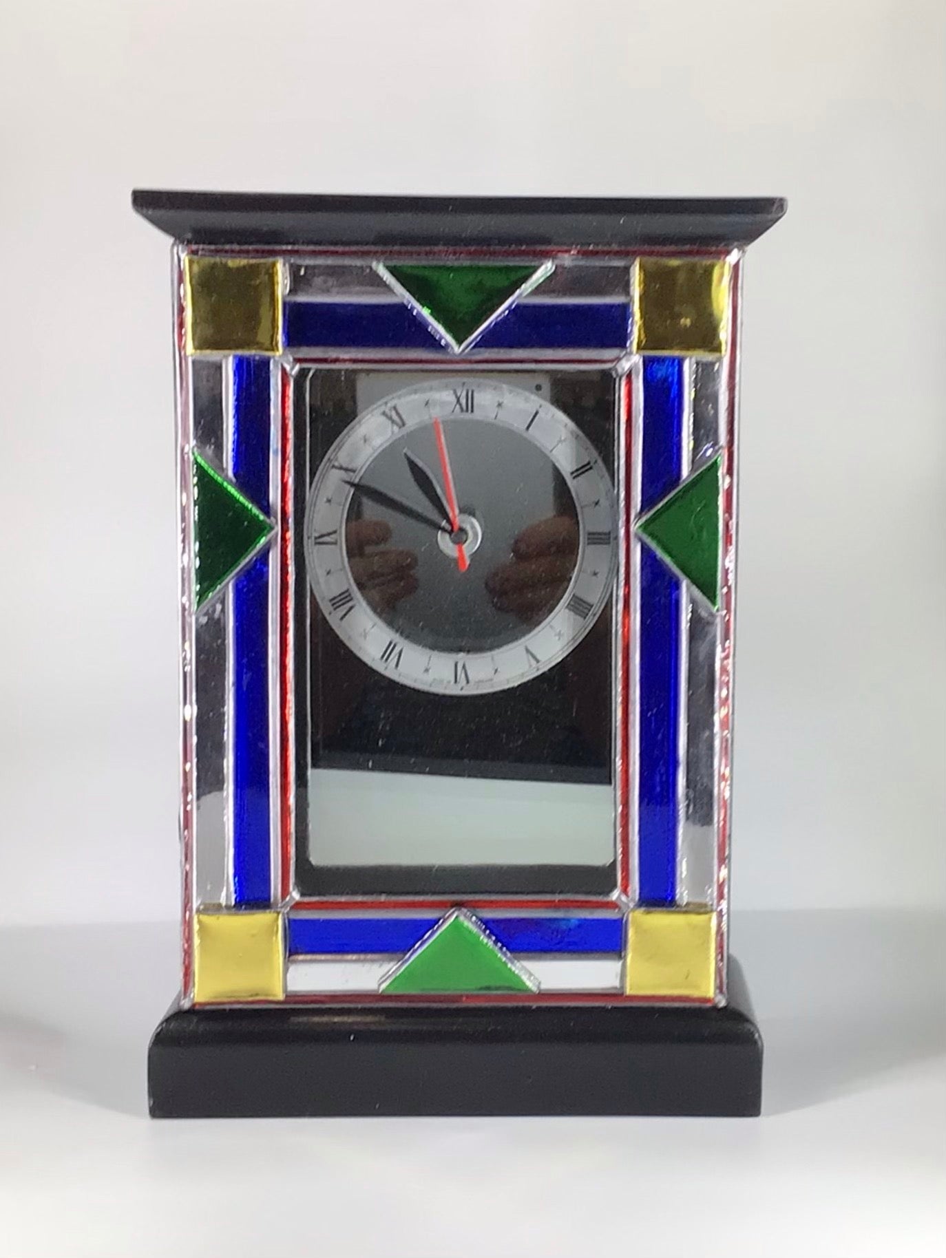 Large Arts and Craft Style Mantle Clock