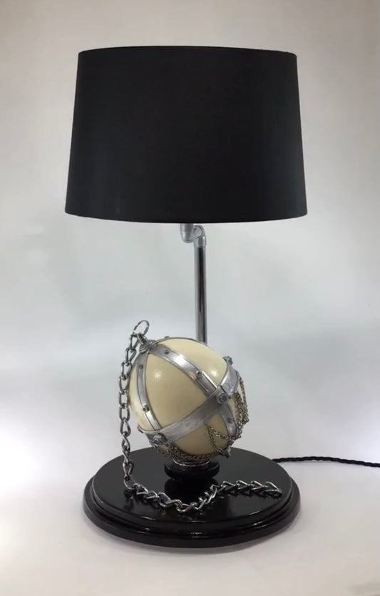 Ostrich Egg Accent Table Lamp