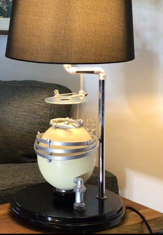 Ostrich Egg Accent Table Lamp