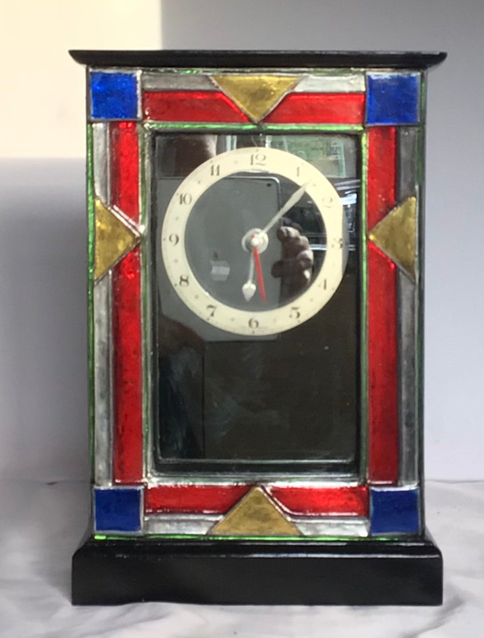 Large Arts and Craft Style Mantle Clock