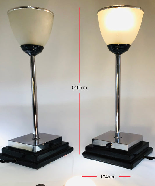 Art Deco Style Lamps (Pair)