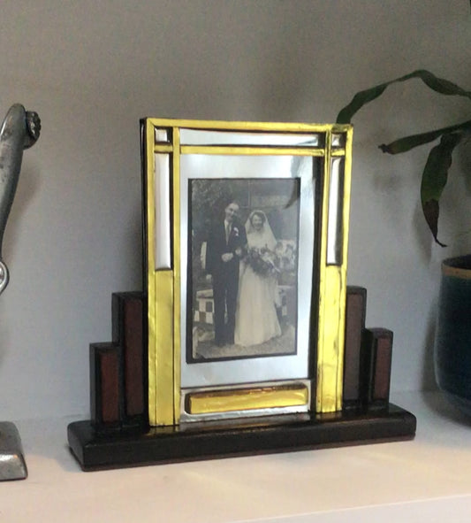 Wedding Anniversary Art Deco Photo Frames