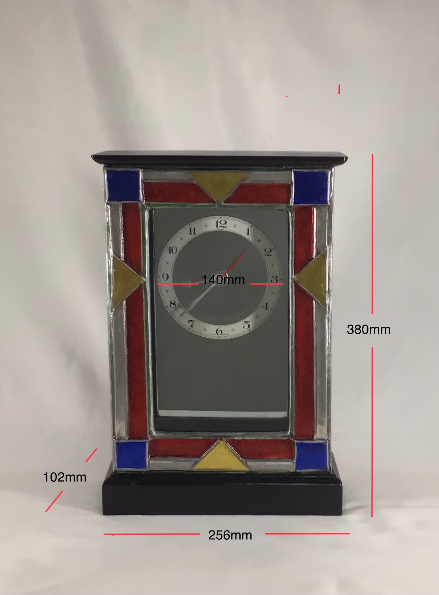 Large Arts and Craft Style Mantle Clock