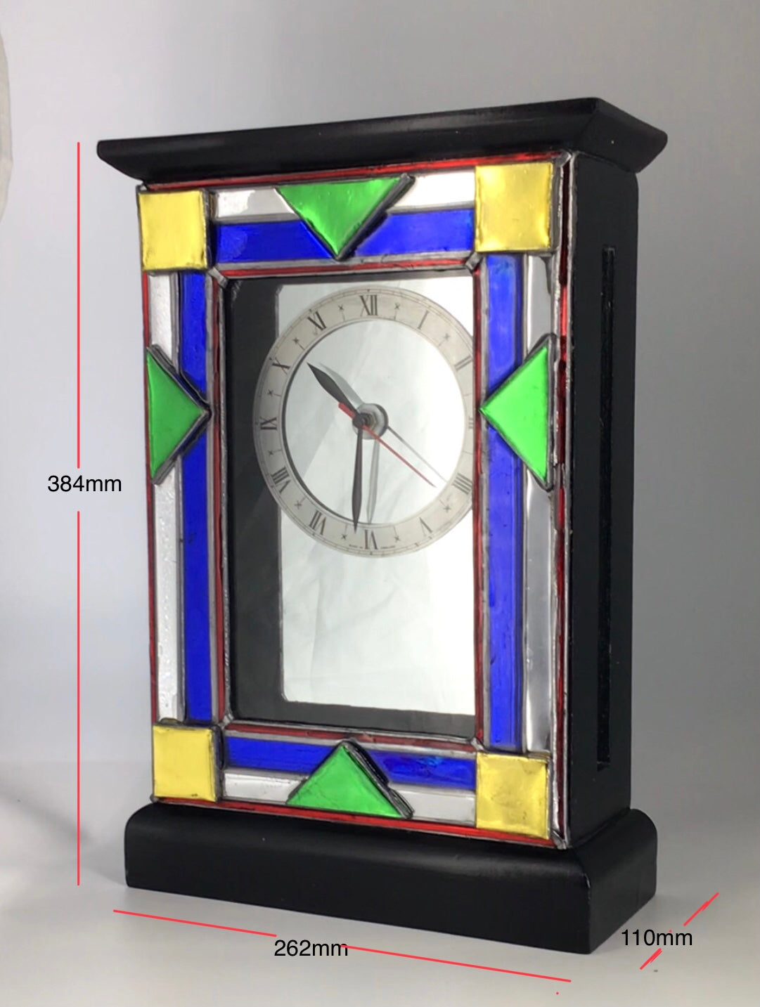 Large Arts and Craft Style Mantle Clock