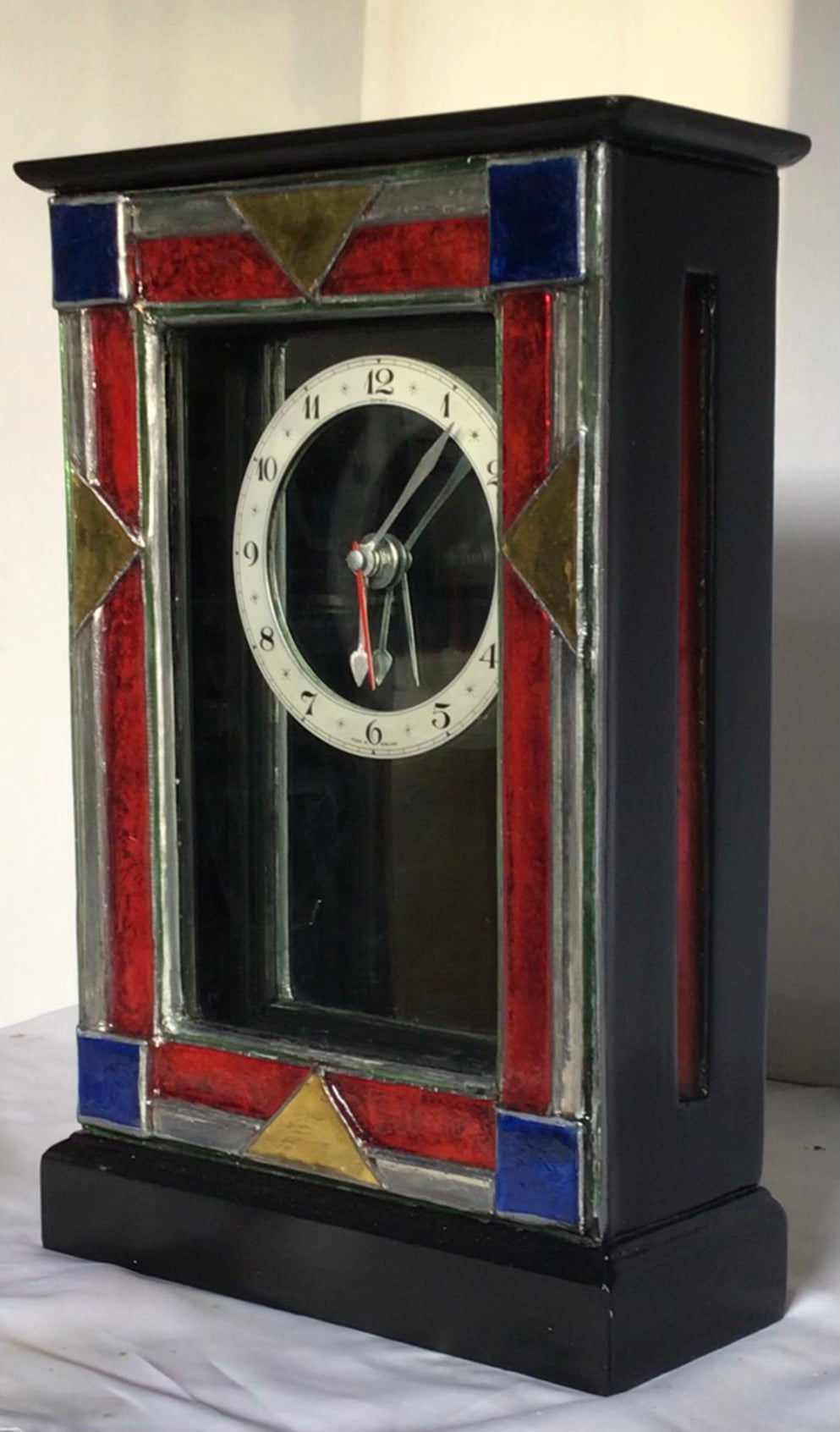 Large Arts and Craft Style Mantle Clock