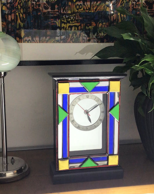 Large Arts and Craft Style Mantle Clock